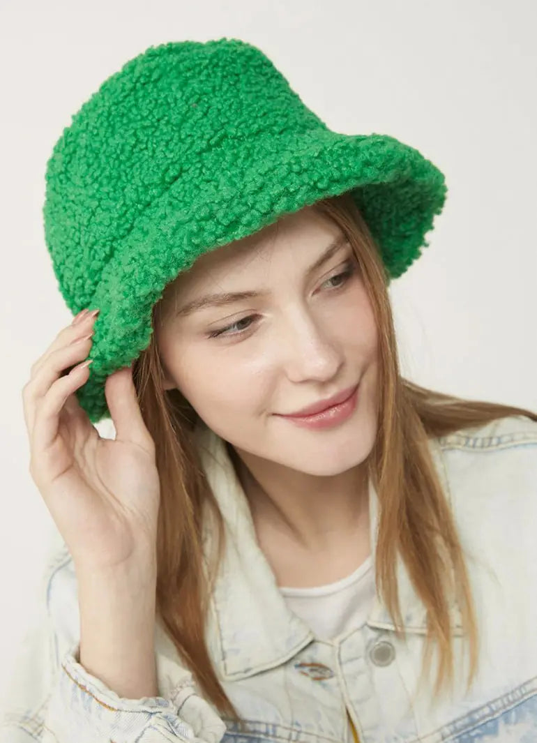 Yeşil Bucket Kadın Şapka 6242