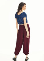 Şalvar Bordo Pantolon 2758