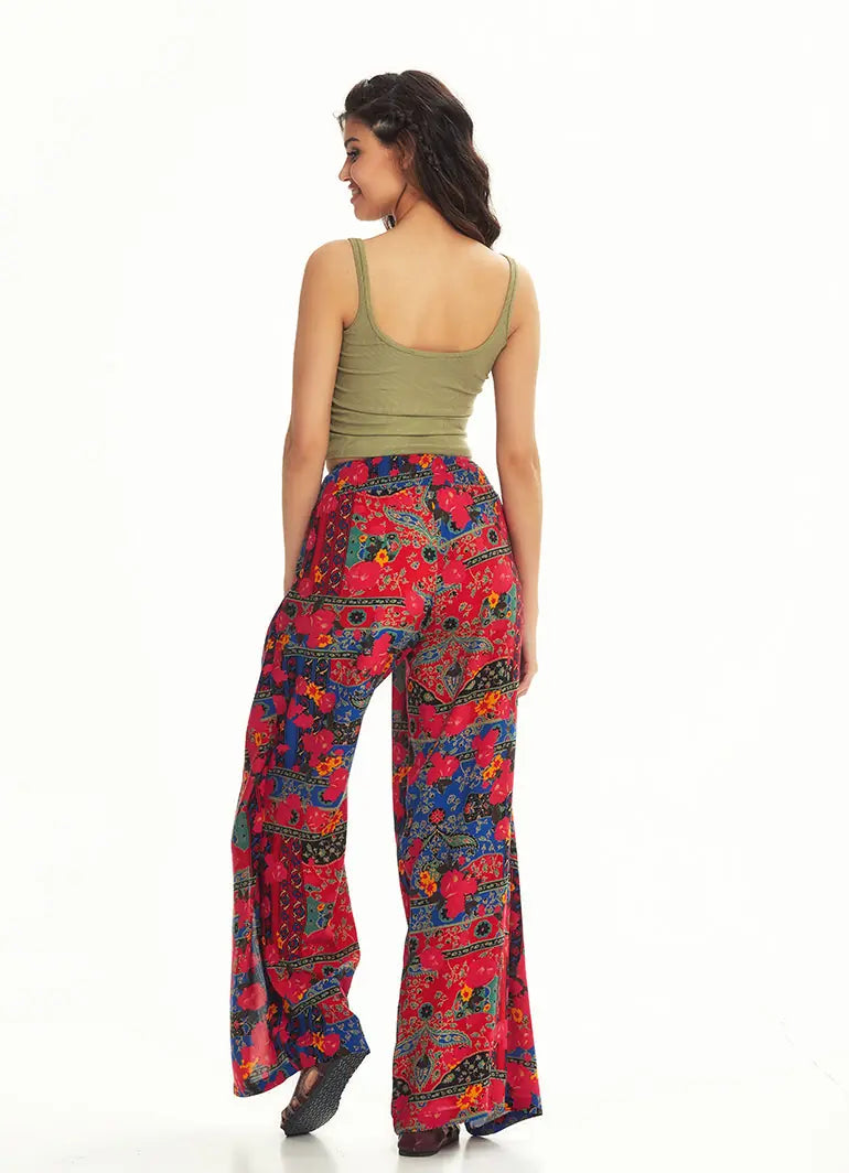Etnik Bilmece Roma Desen Pantolon 2868