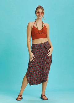 Floral Print Low-Rise Culottes 6318