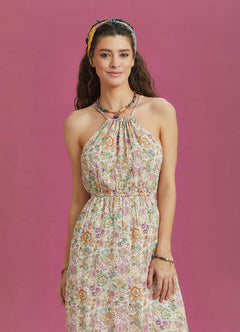 High-Low Floral Print Wrap Dress 6361