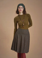 Bisiklet Yaka Slim Haki Triko Kazak 6589