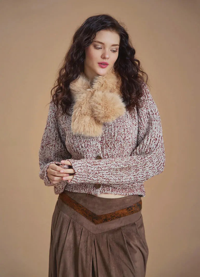 İçten Geçmeli Camel Atkı 6705