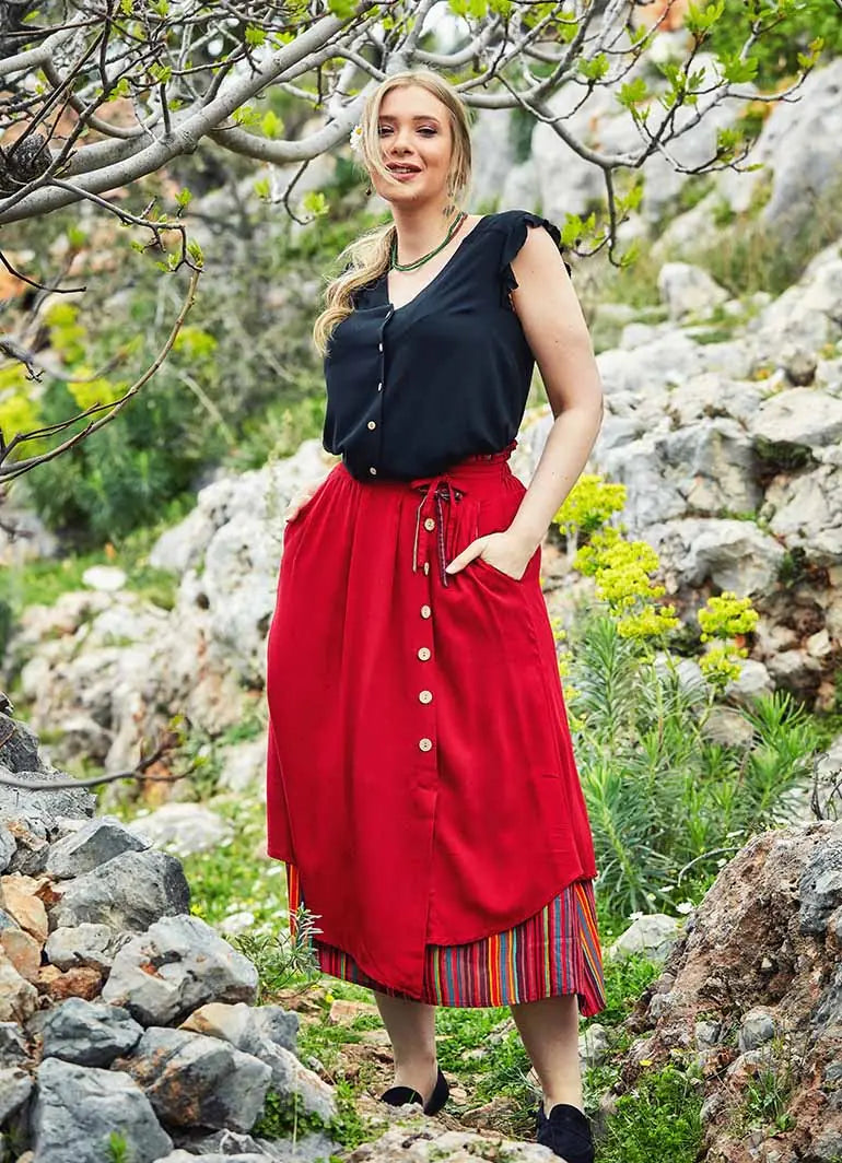 Büyük Beden Etek 1844