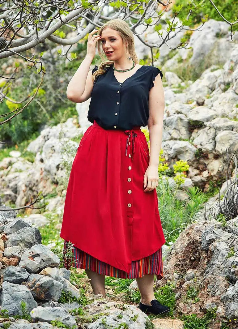 Büyük Beden Etek 1844