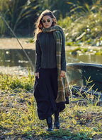 Bohemian Waist Tie-Up Pocket Detail Harem Maxi Skirt 62