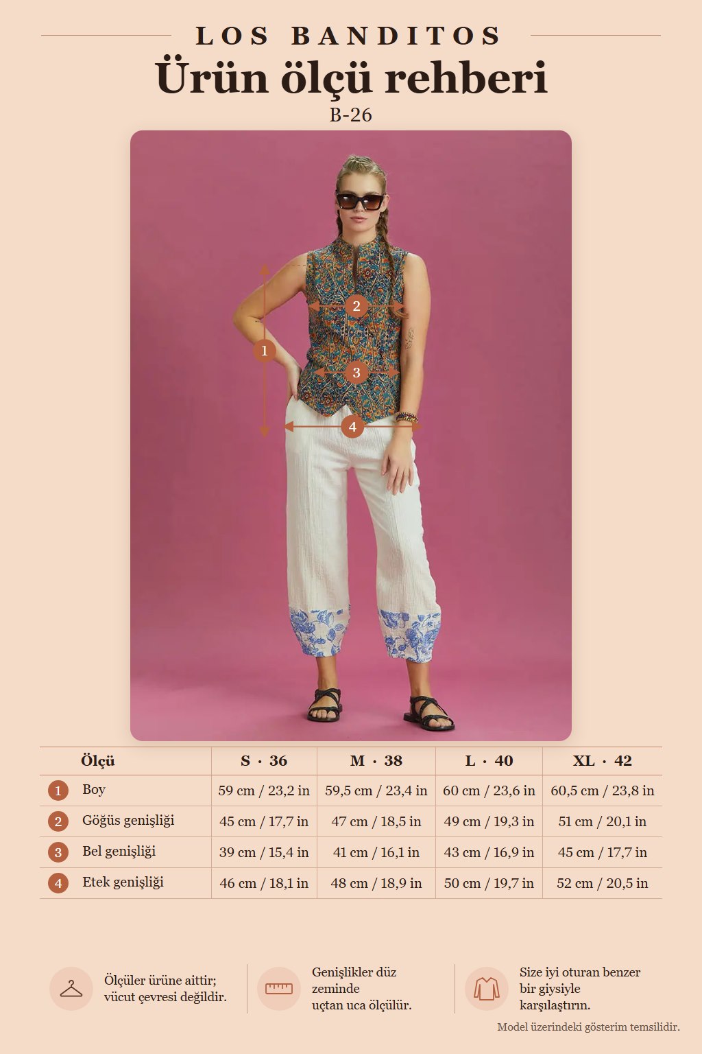Bohemian Style Cross-Button Ethnic Patterned Blouse 6257