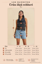 Draped Neck Asymmetric Cut Charcoal Bohemian Blouse 7210