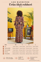 Rose Patterned Spanish Sleeve Crop Blouse 5197