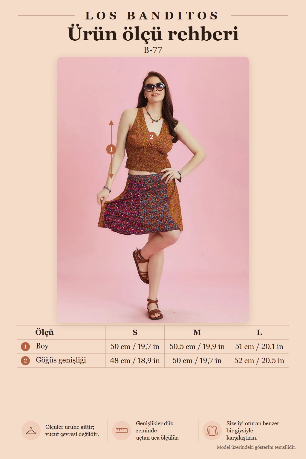 Smocked Floral Summer Blouse 6285