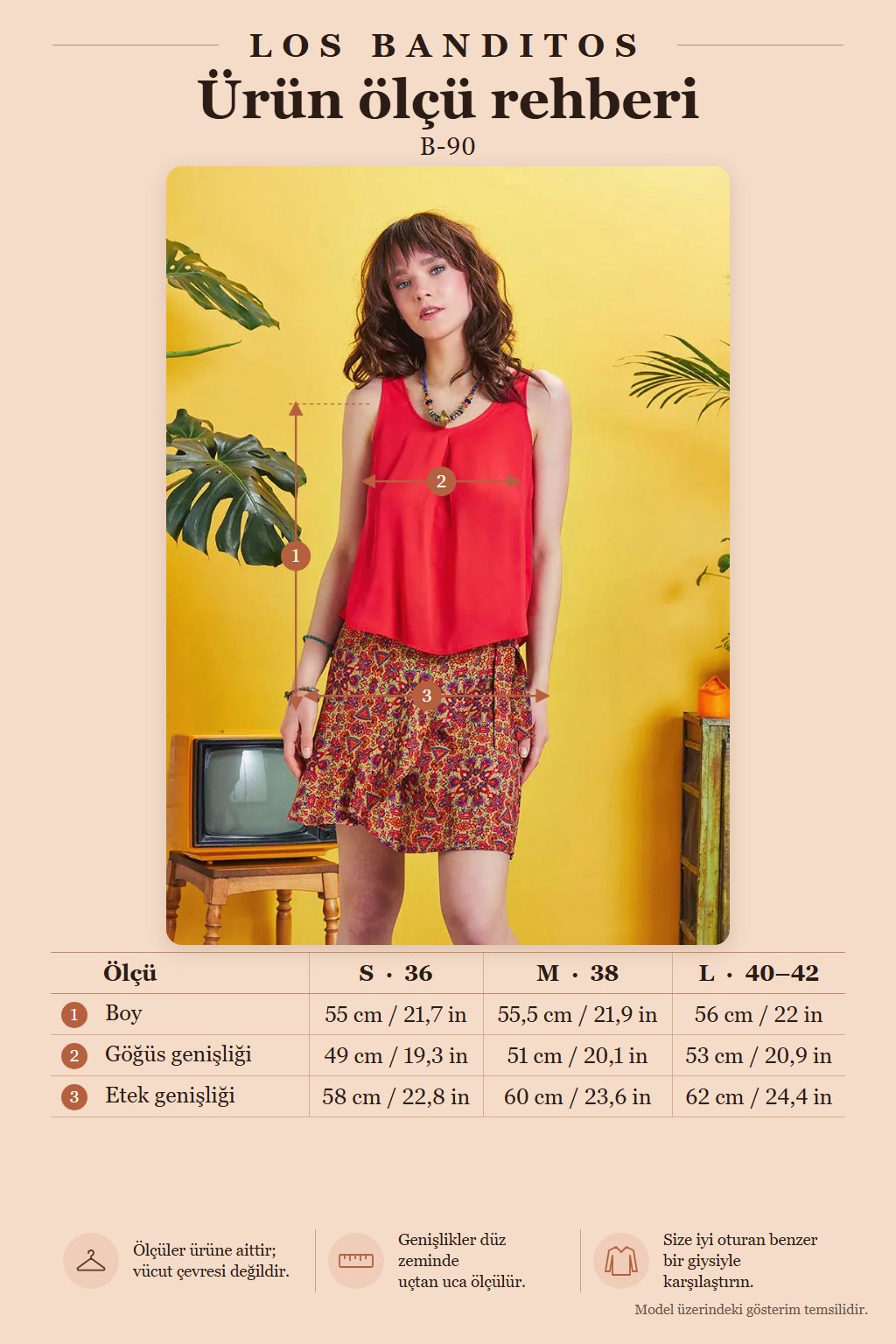 Front Box Pleat Detail Cowl Neck Red Backless Blouse 5149