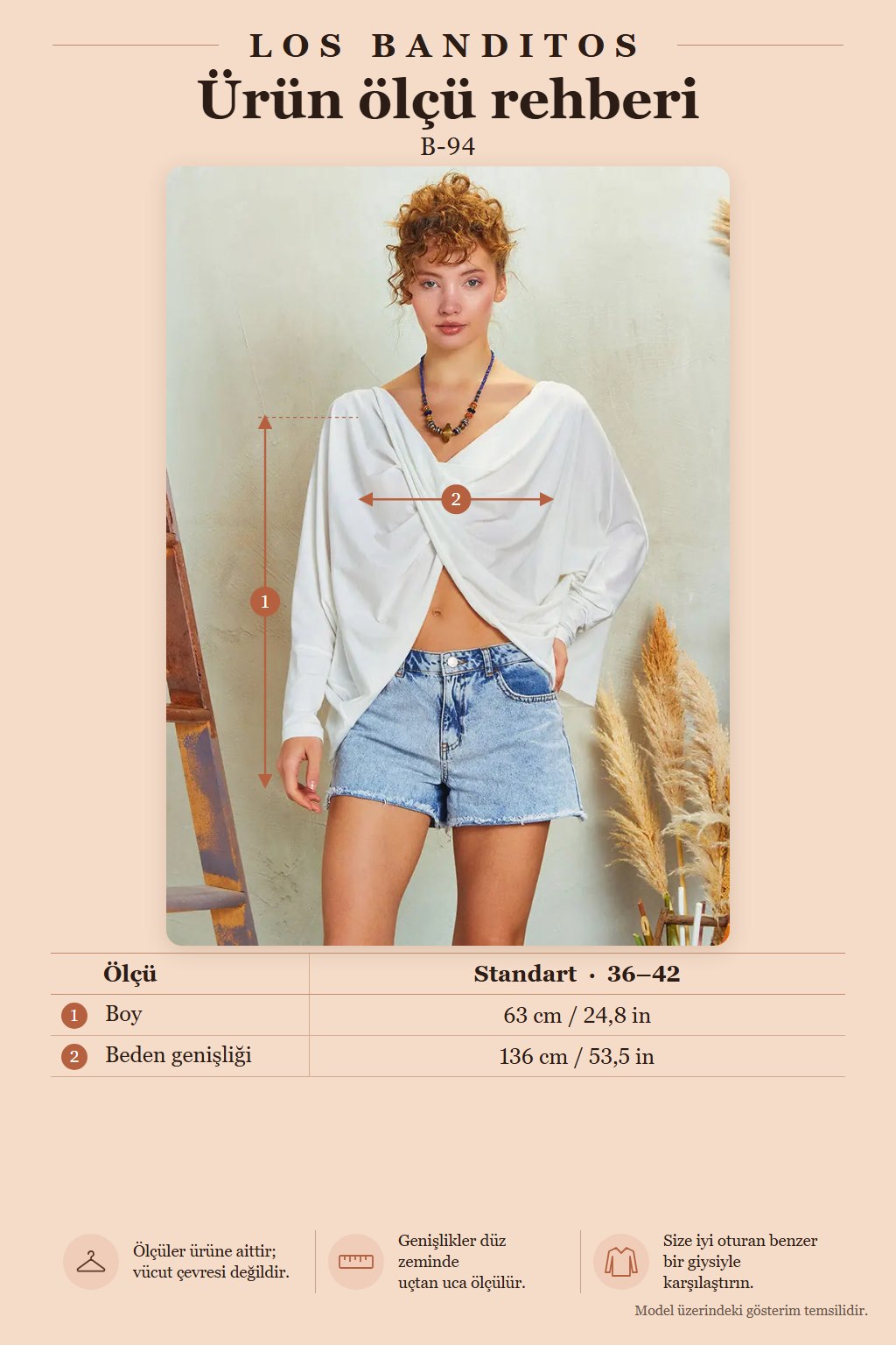 Cross-Front Batwing Sleeve Elegant White Design Blouse 5181