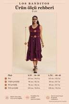 Boat Neck Gathered Detail Burgundy Casual Dress 7128
