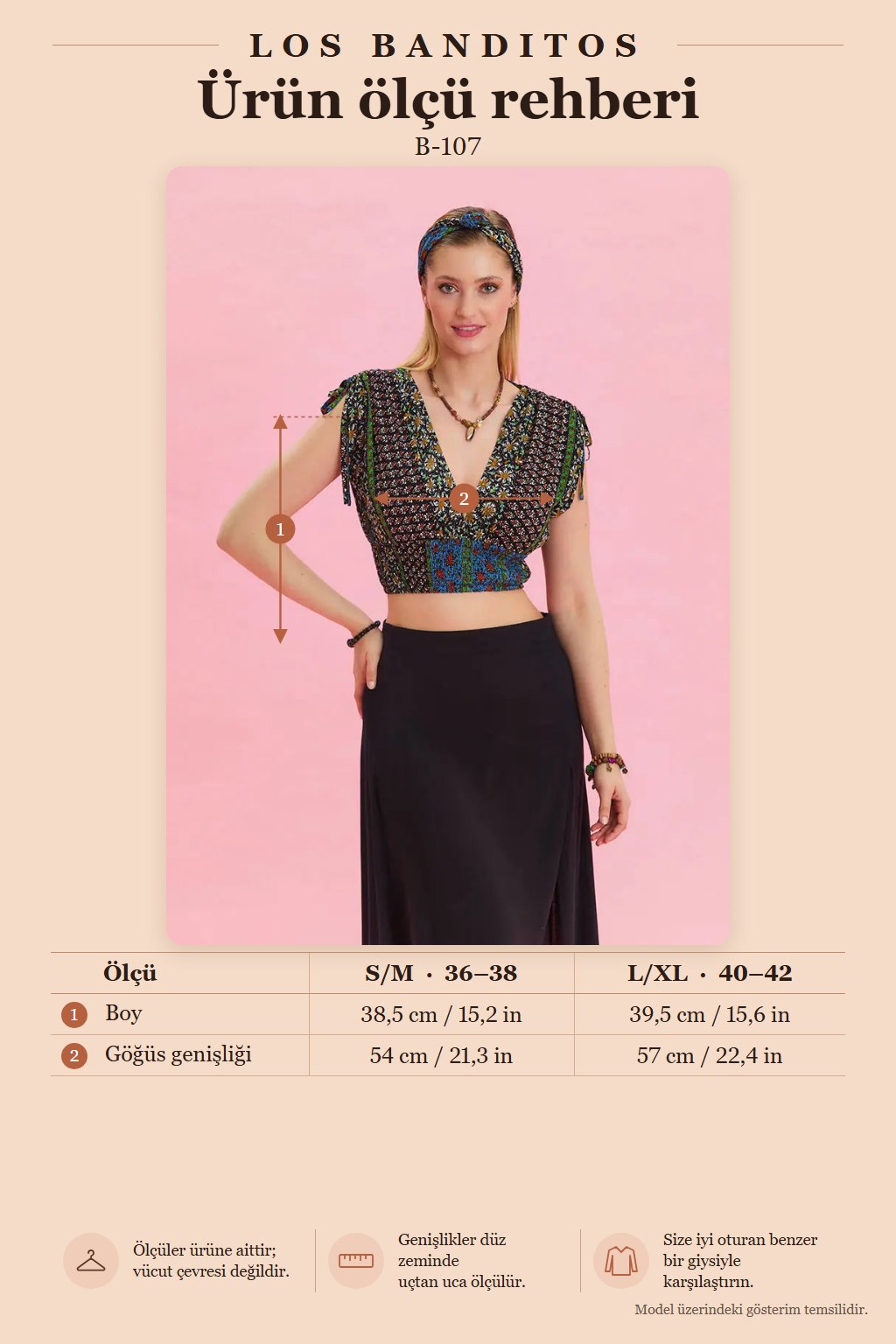 Deep V-Neck Smocked Waist Floral Navy Blue Blouse 6935