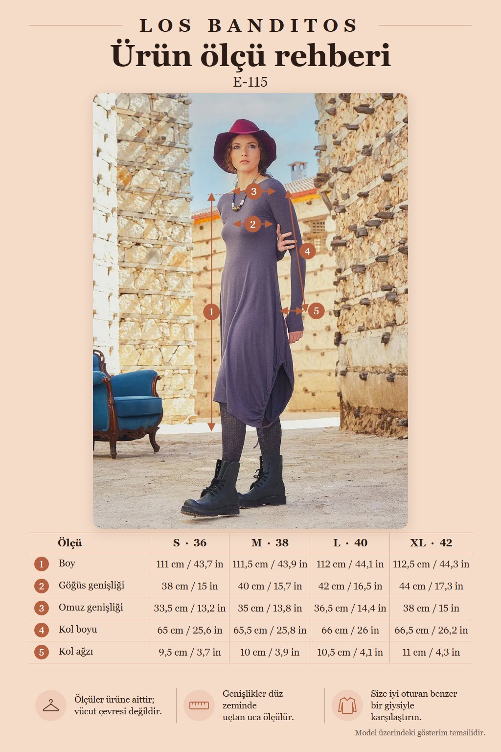 Boat Neck Thumbhole Winter Anthracite Dress 5071