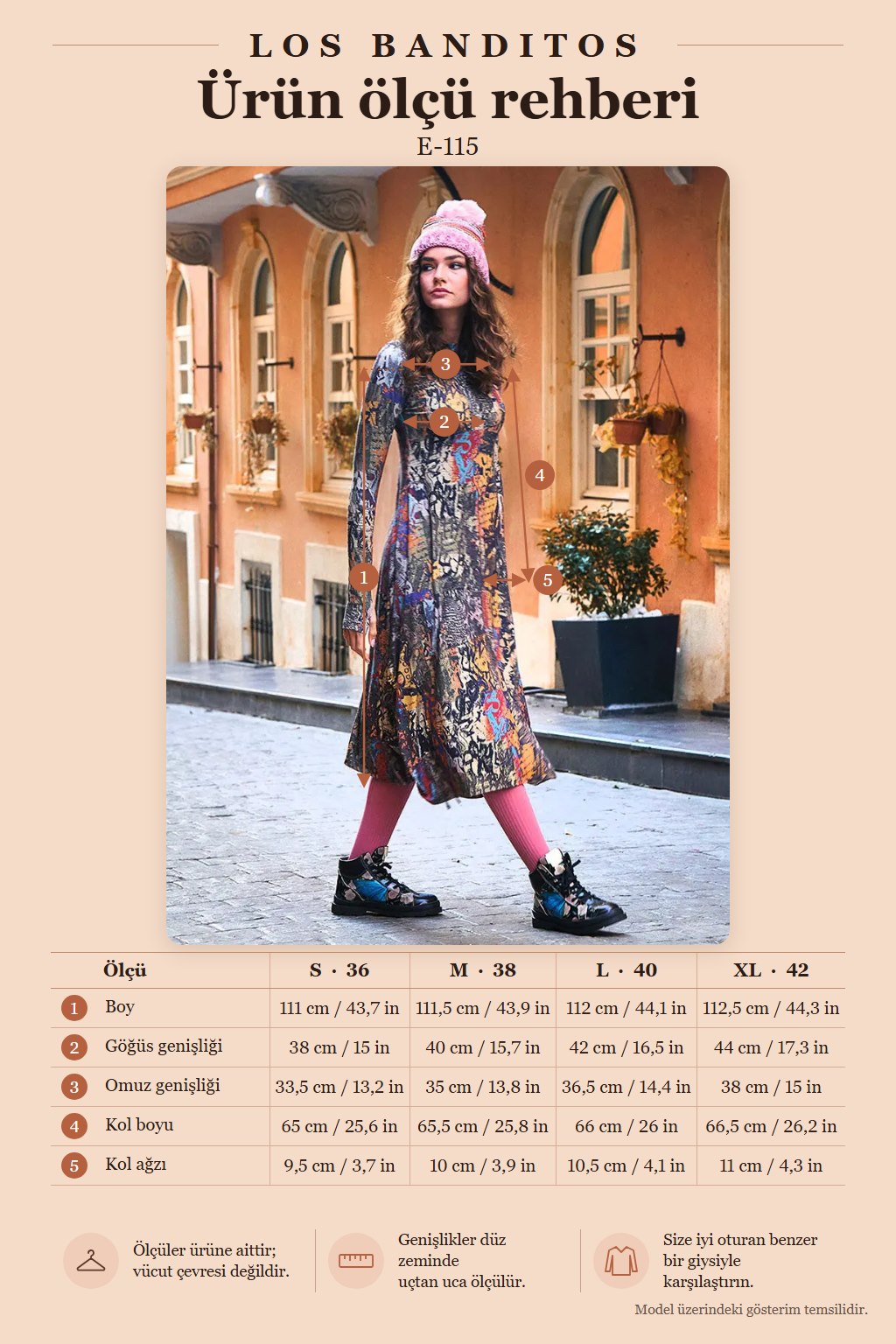 Boat Neck Thumbhole Winter Coffee Sahara Dress 6613