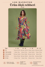 Boat Neck Thumbhole Winter Yellow Patterned Dress 6612