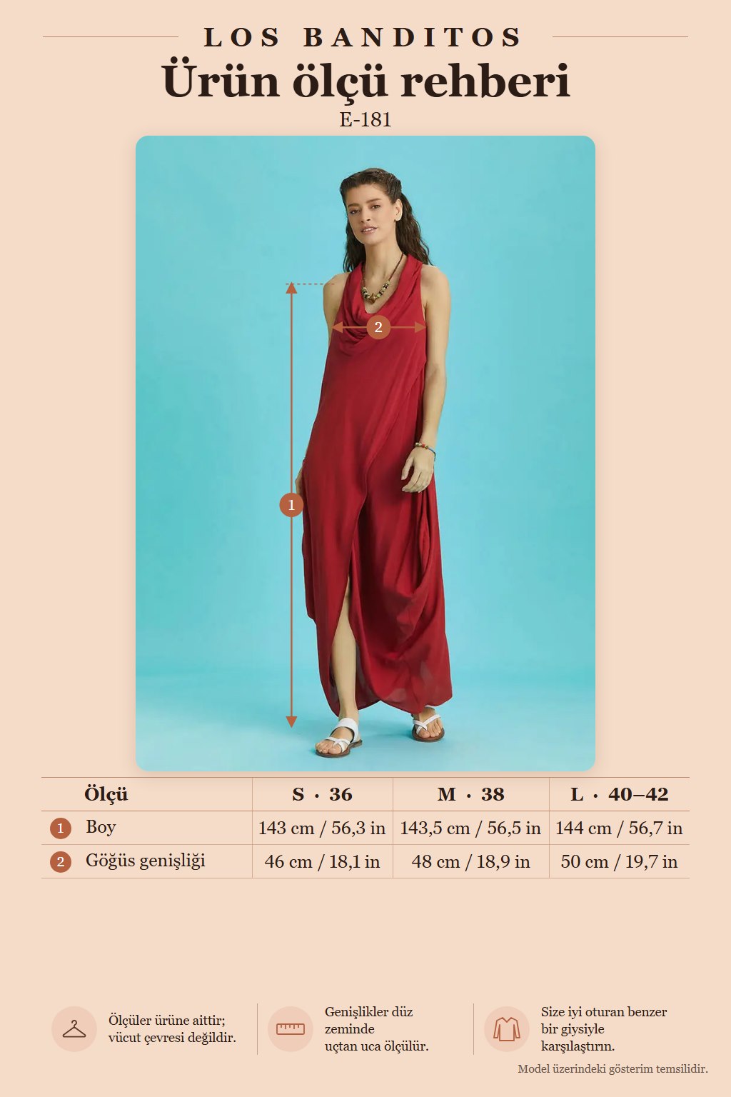 Draped Collar Authentic Red Dress 6262