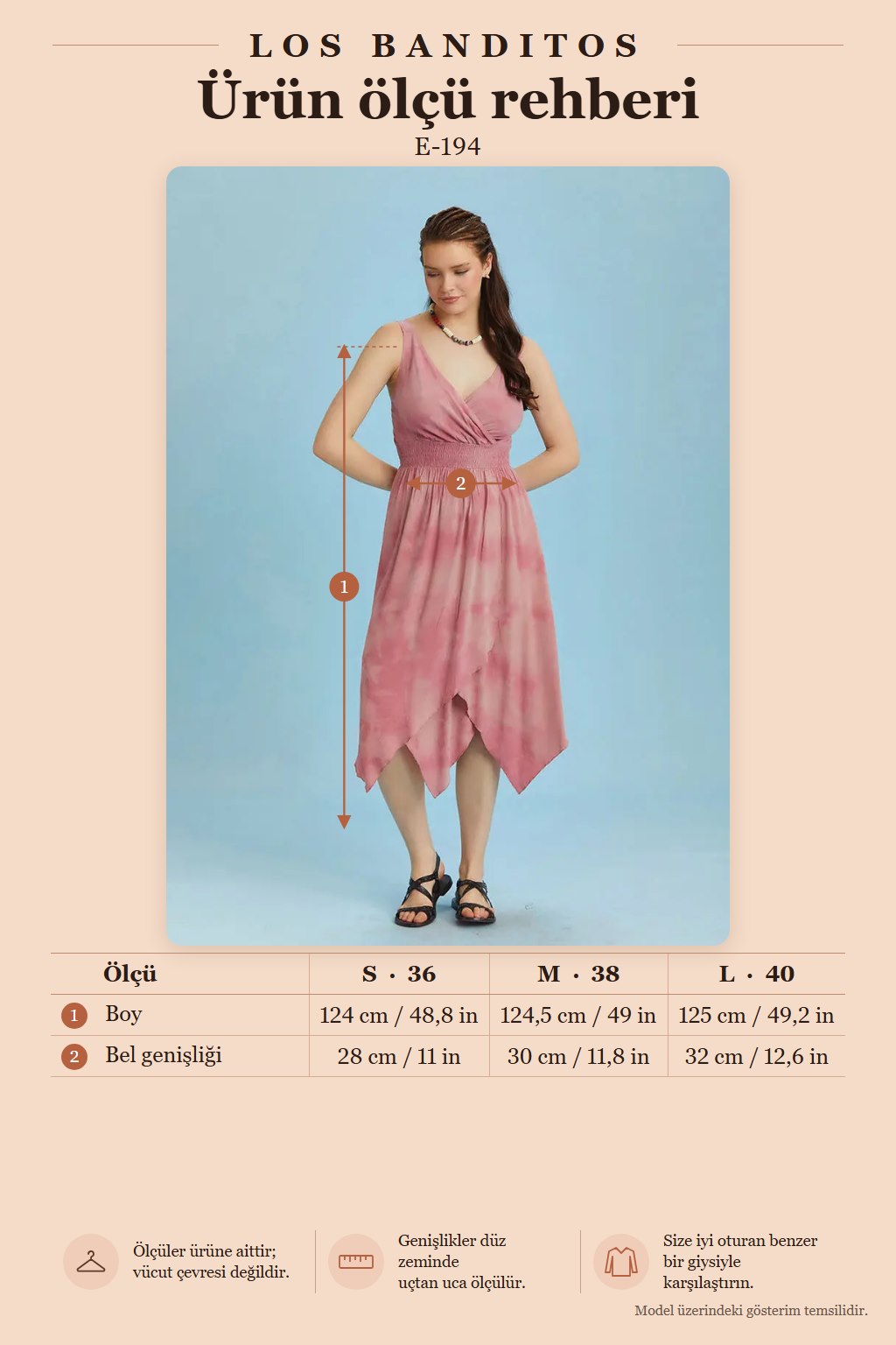 Wrap V-Neck Tiered Hem Bohemian Chic Tie-Dye Dress 6266