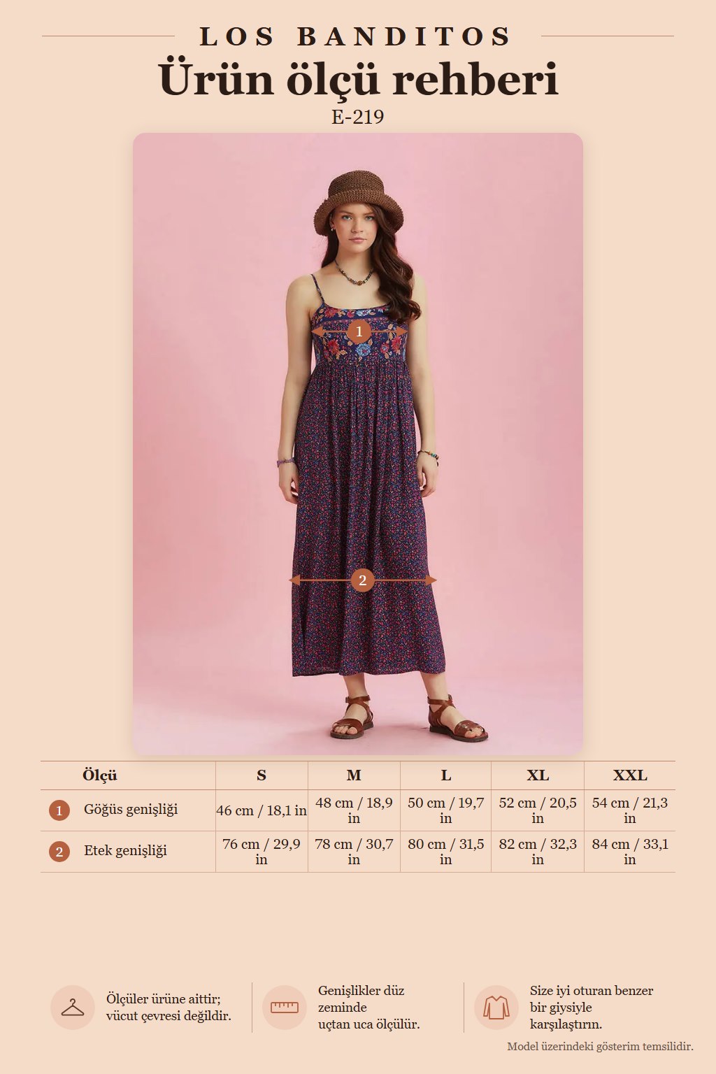 Pink Floral Spaghetti Strap Slit Dress with Empire Waist 6457