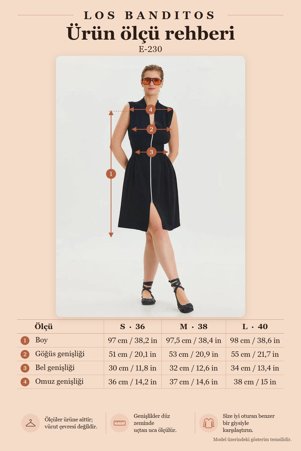 Stand-Up Collar Zipper Detail Black Summer Dress 6760