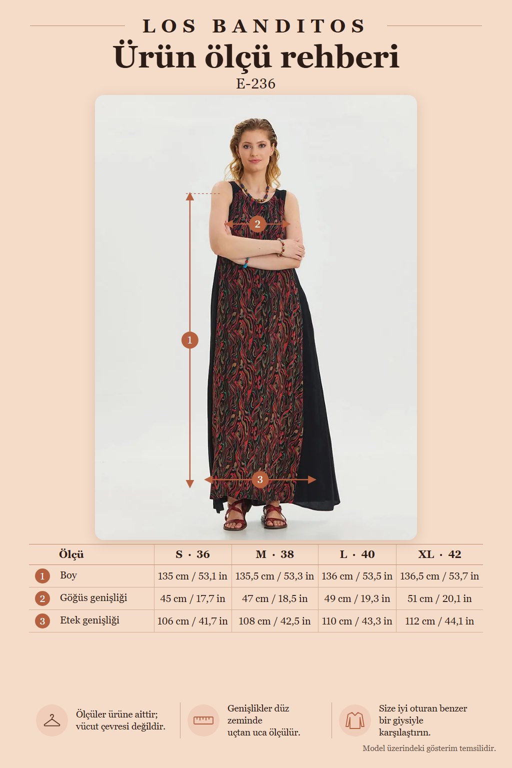 Crew Neck Pocket Detail Black Long Dress 6824