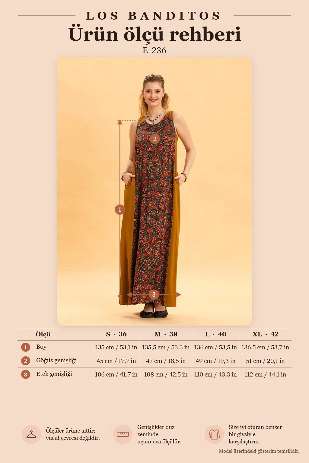 Crew Neck Pocket Detailed Green Casual Dress 6825