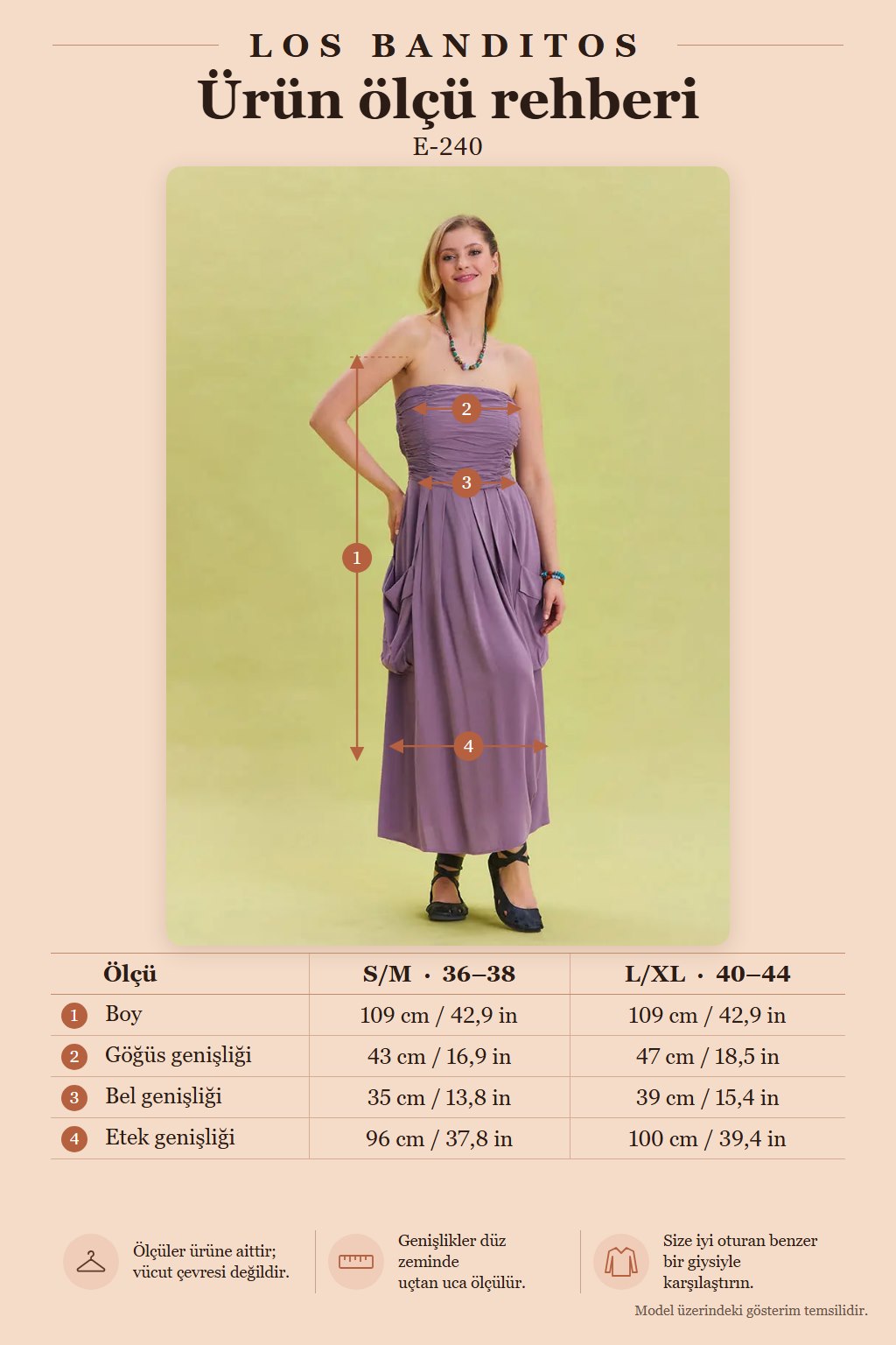 Strapless Lilac Flared Dress with Chest Pocket Detail 6779