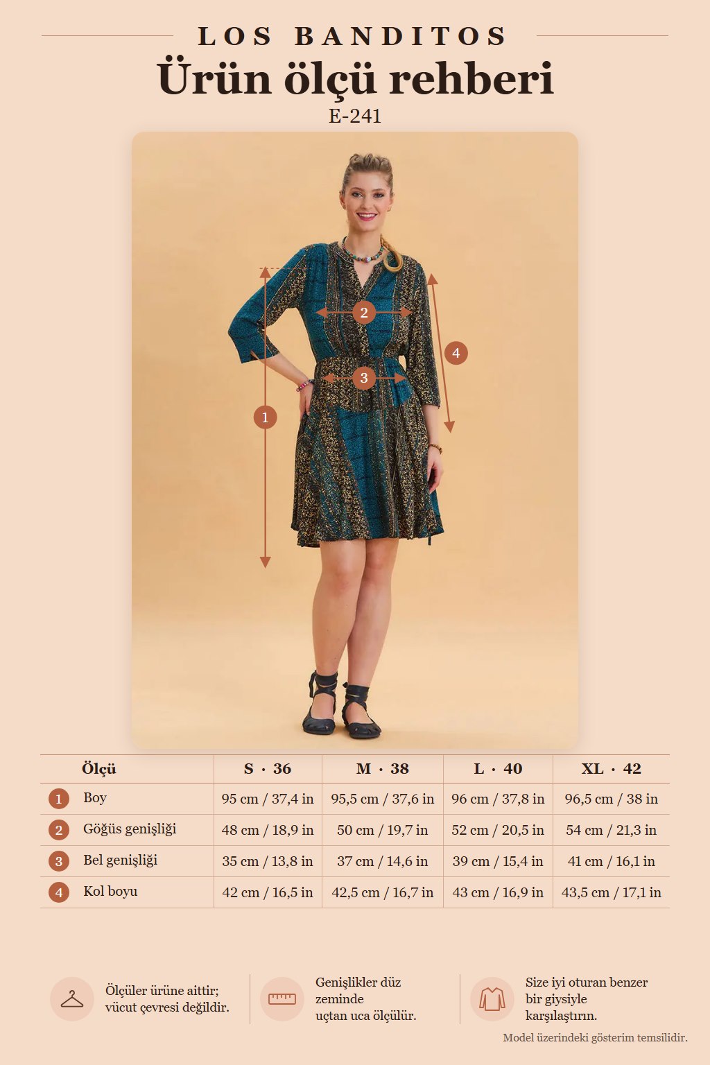Stand-Up Collar Button Detailed Patterned Midi Dress in Petrol 6780