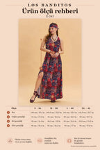 V-Neck Slit Red Long Dress 6963