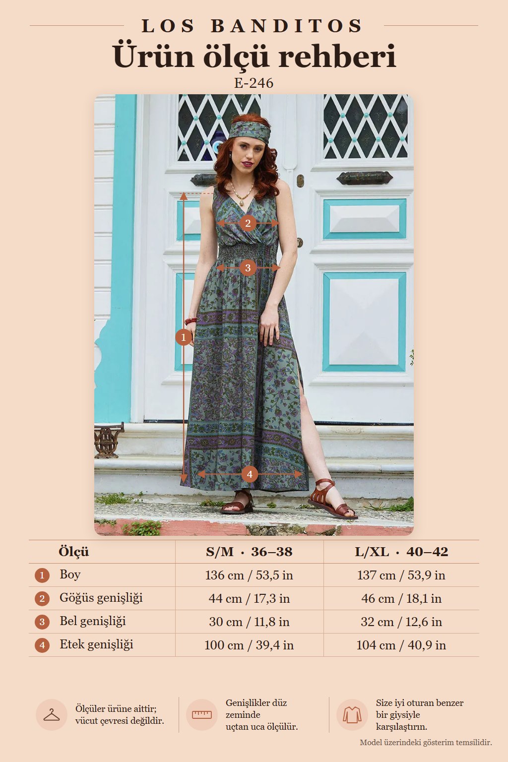V-Neck Yoke Slit Agora Floral Dress 7305