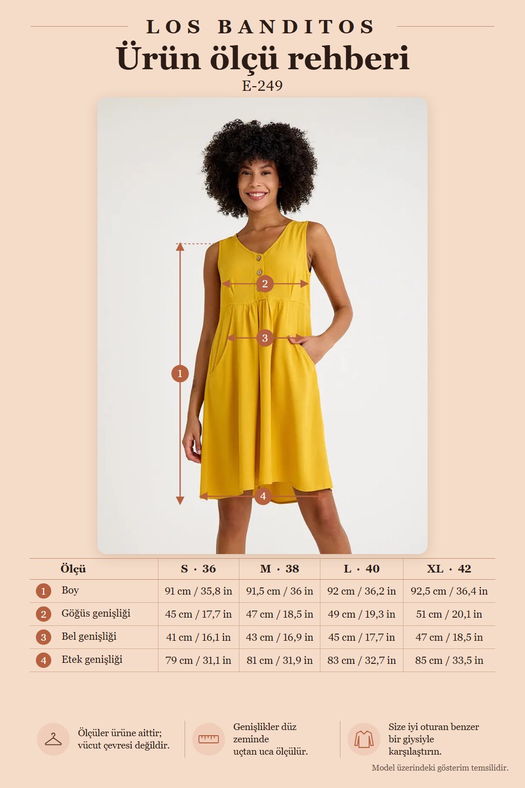 V-Neck Button Detail Sleeveless Yellow Casual Dress 6897