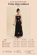 Spaghetti Strap Backless Black Casual Dress 7167