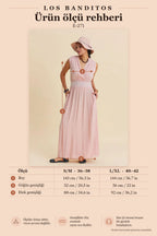 Pink Casual Dress with Surplice Neck and Elastic Waist 7137