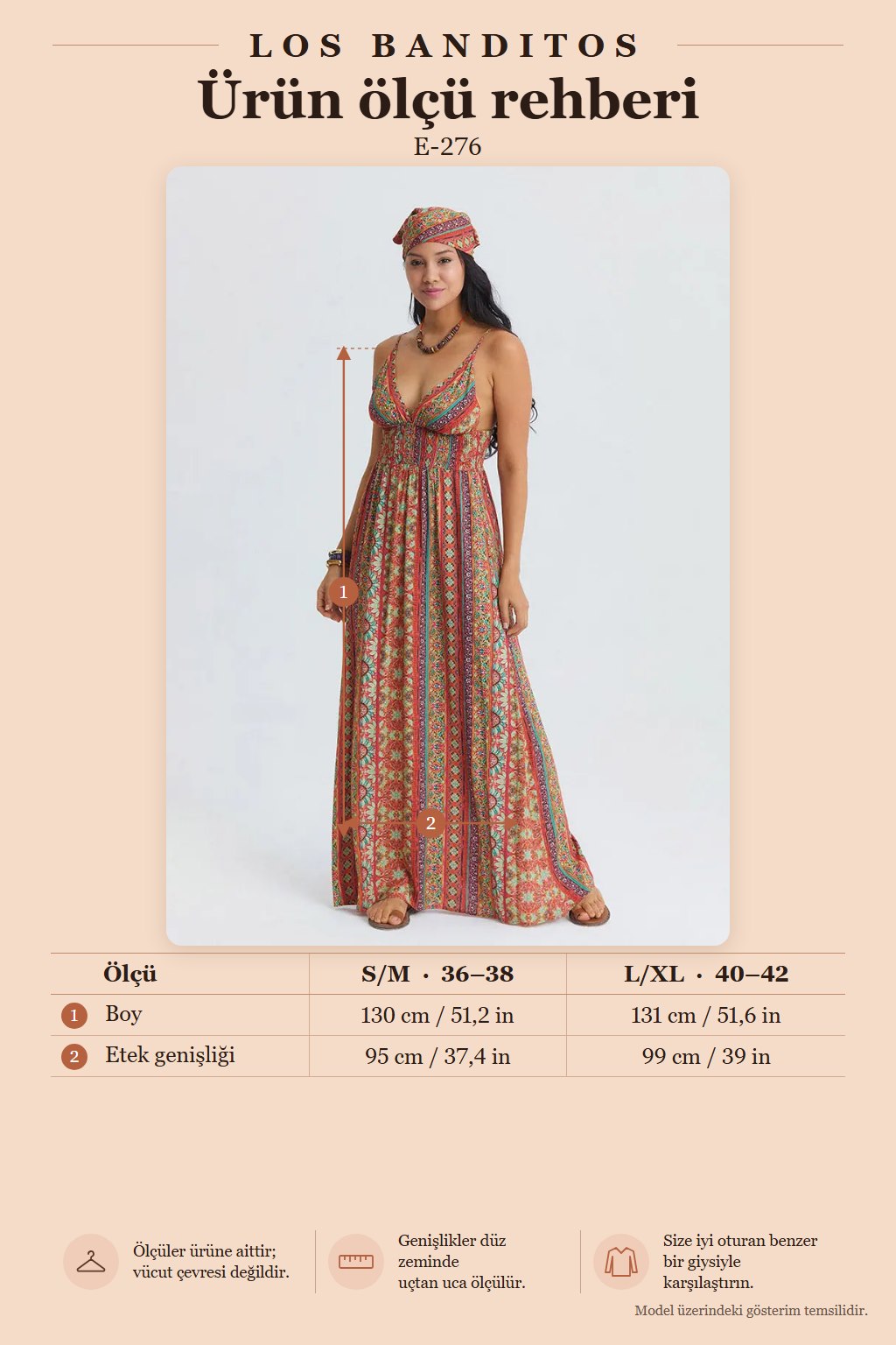 Thin Strap Backless Orange Ethnic Dress 7151