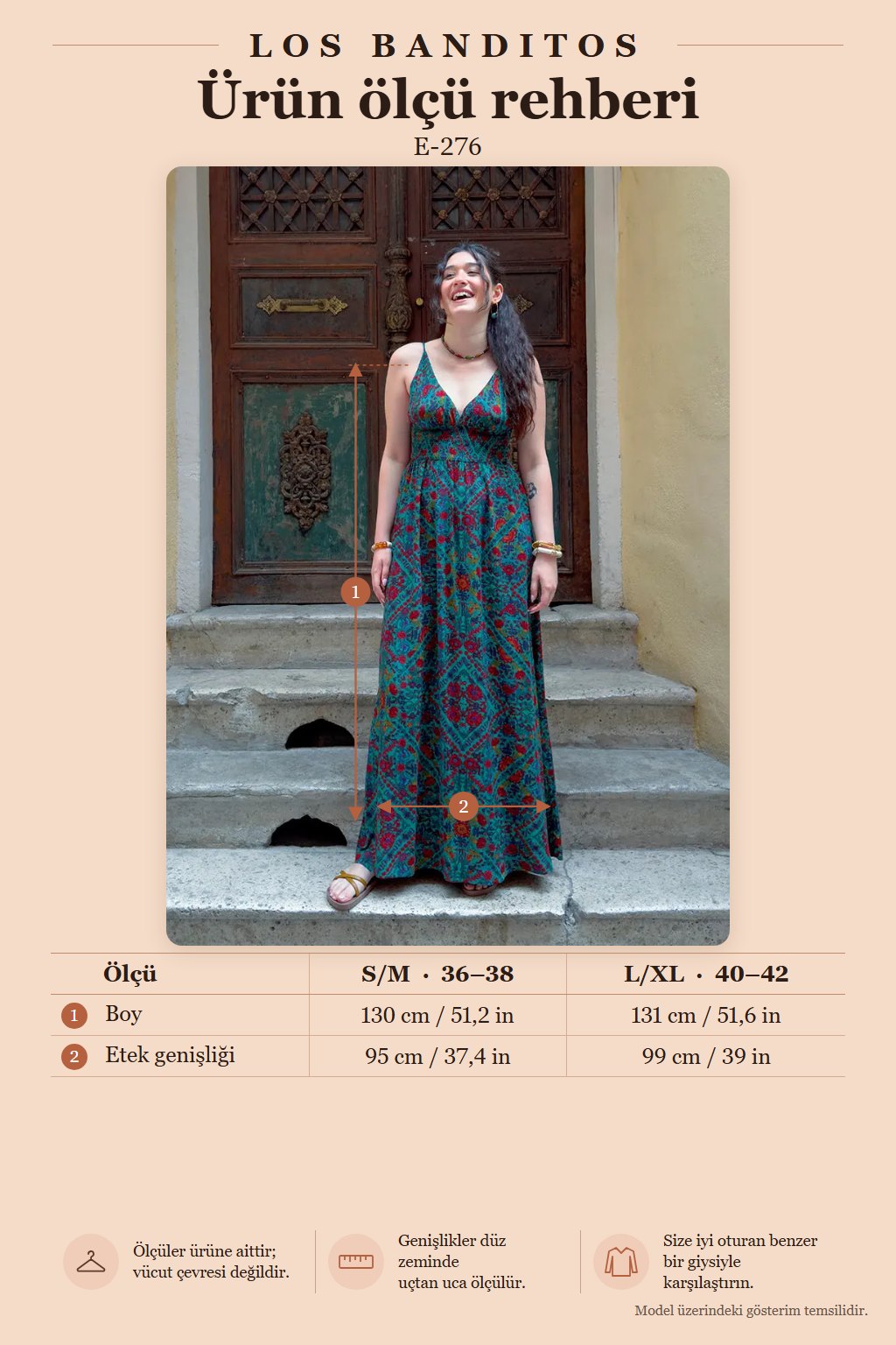 V-Neck Backless Green Patterned Dress 7347
