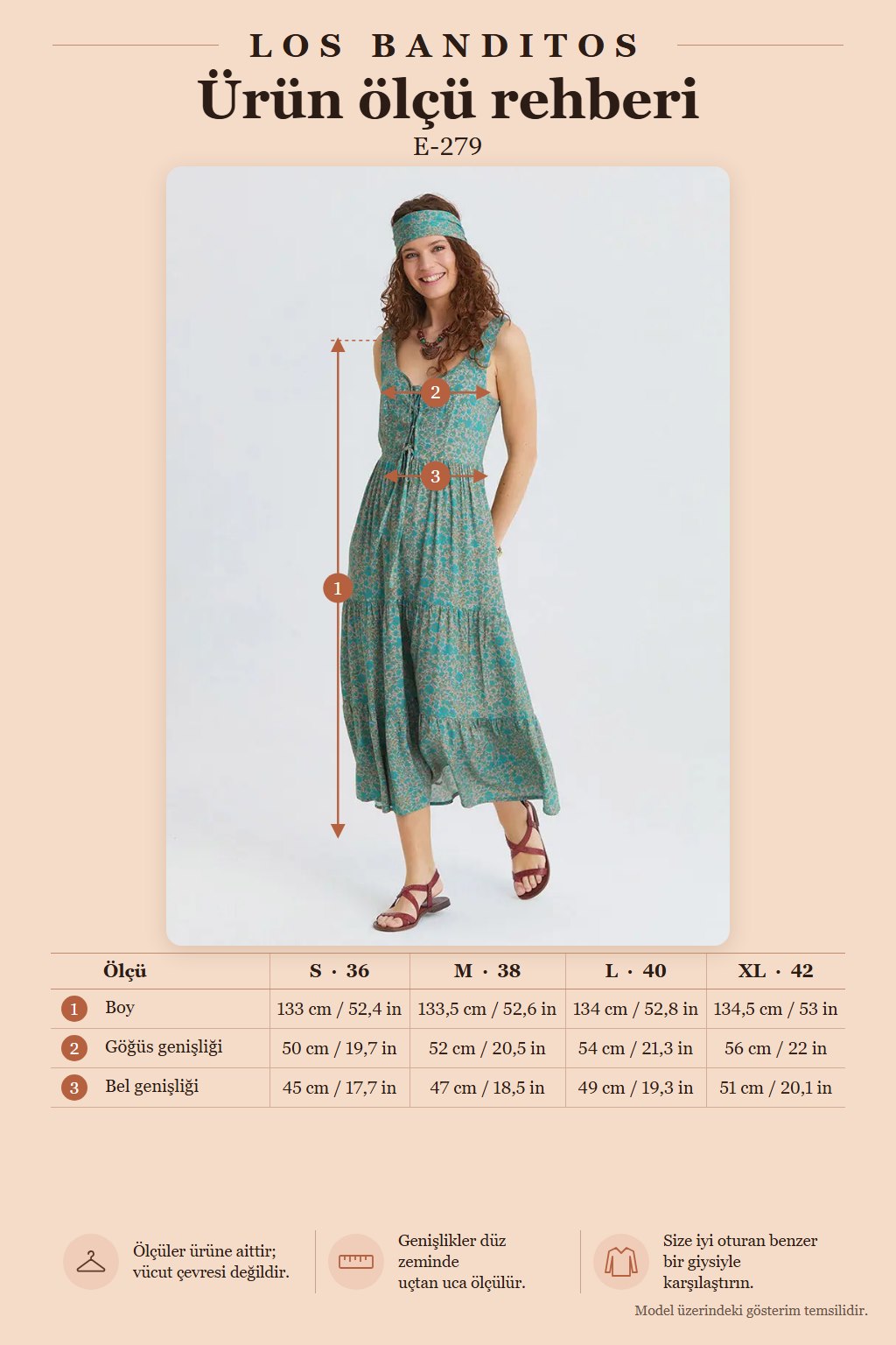 Wide Neck Front Tie-Up Petrol Floral Dress 7155