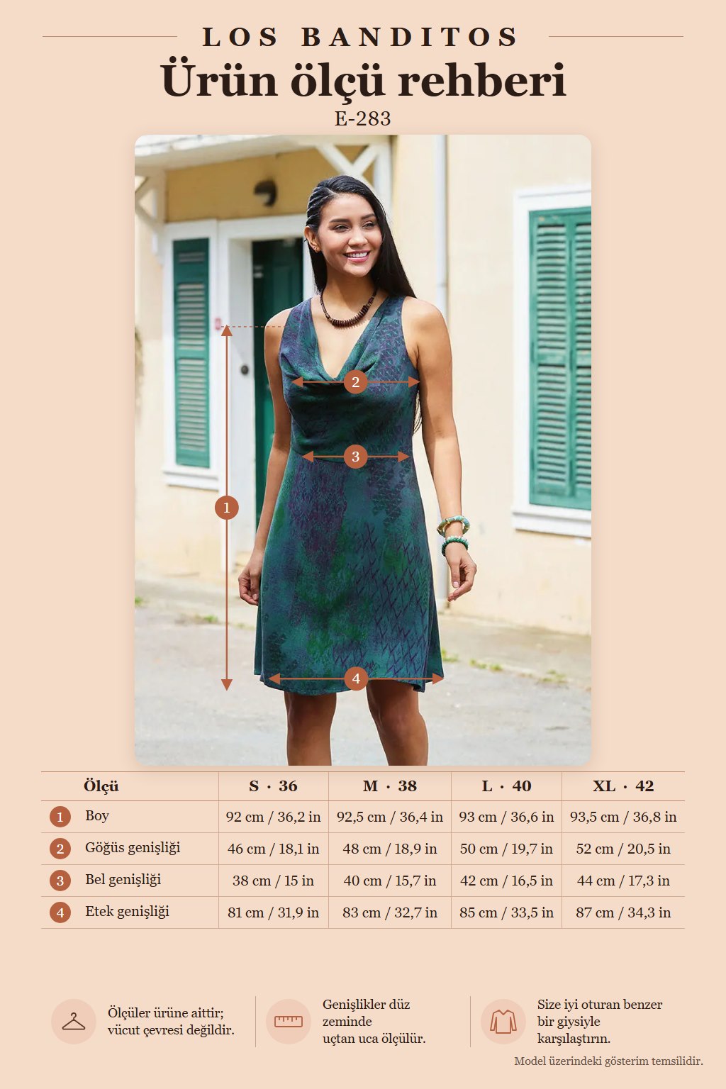 Draped Collar Zippered Green Ethnic Dress 7334