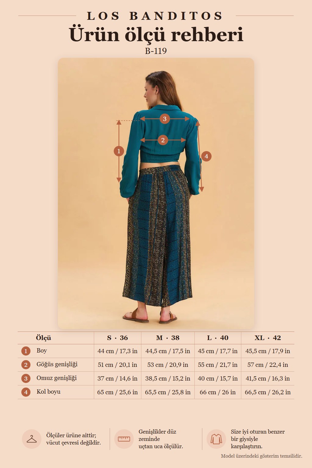 Shirt Collar Button Detail Petrol Crop Blouse 6750