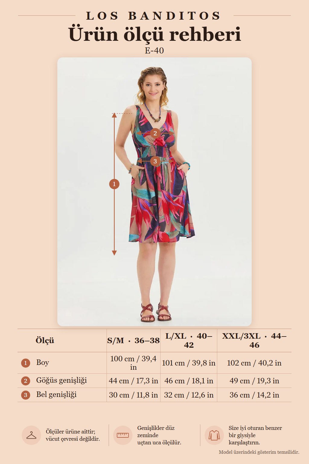 V-Neck Yoke Detail Red Midi Dress 6849