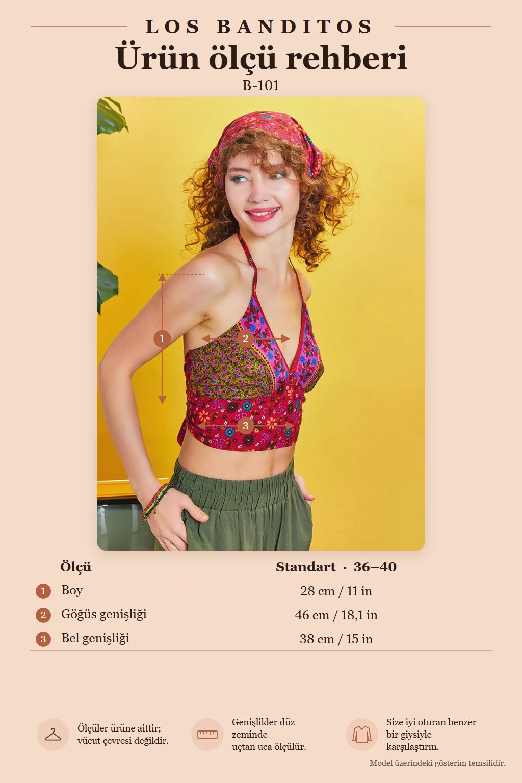 Open-Back Halter Neck Authentic Patterned Crop Blouse 5261