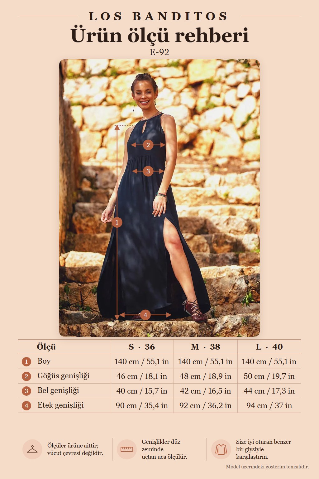 Authentic Black Full-Length Dress with Slit and Neckline 2262