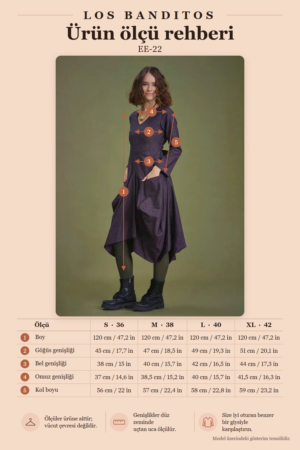 Deep V-Neck Long Sleeve Balloon Lilac Dress 6622