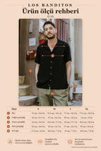 Black Relaxed Fit Men's Shirt 6532