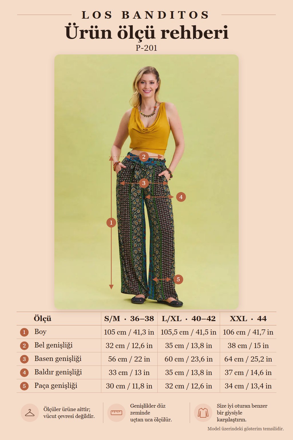 Navy Ethnic Pants with Elastic Waist and Sash Detail 6891