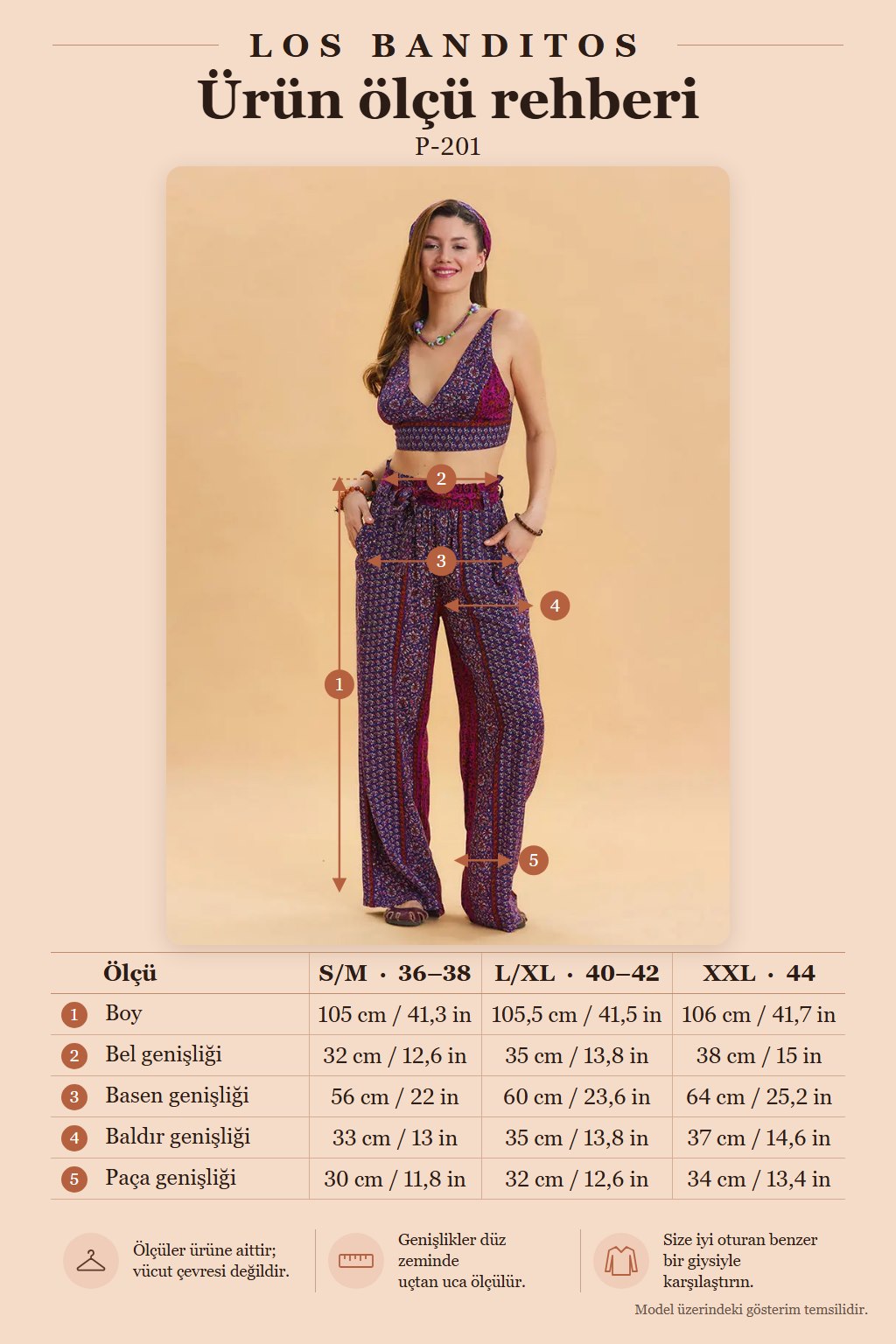 Elastic Waist Sash-Detail Purple Summer Trousers 6889
