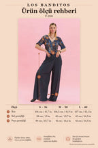 Anthracite Women's High-Waisted Pants with Zipper Detail and Pockets 6959