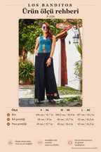 Black High-Waisted Women's Trousers with Zipper Detail and Pockets 6960