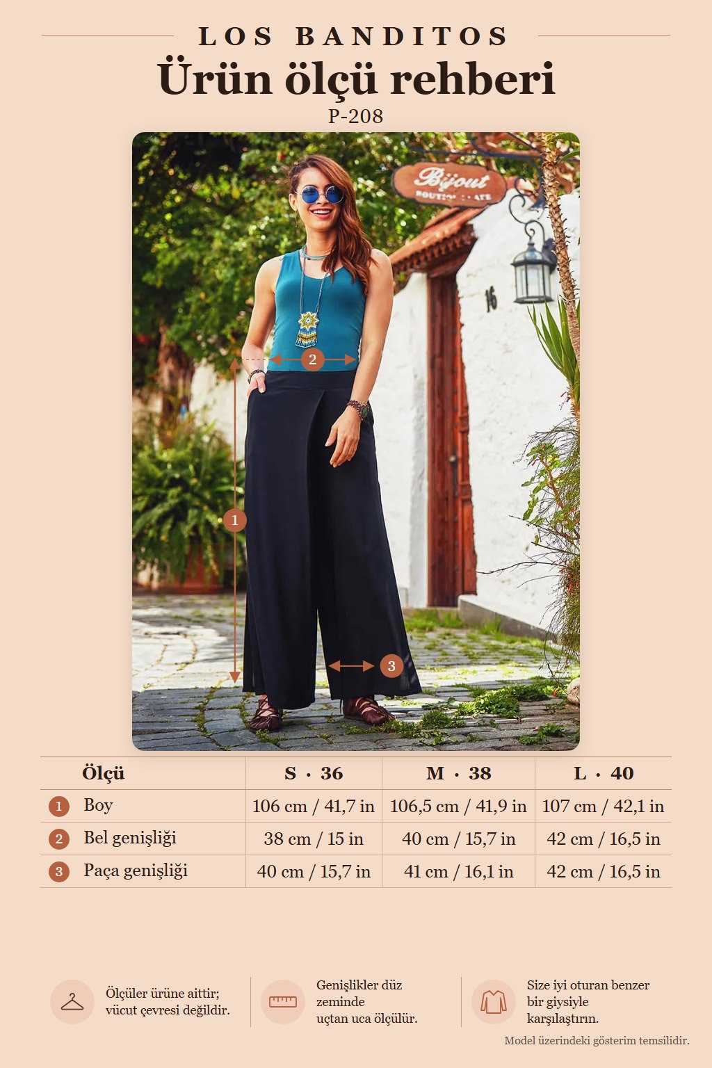 Black High-Waisted Women's Trousers with Zipper Detail and Pockets 6960
