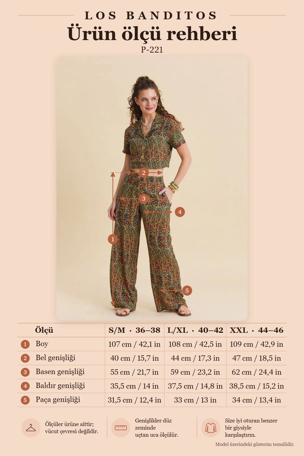 Women's Green Floral Ethnic Trousers with Regular Waist Button 7278